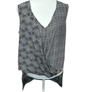 Philosophy Surplice Wrap Sleeveless Blouse